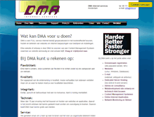 Tablet Screenshot of dma.nl